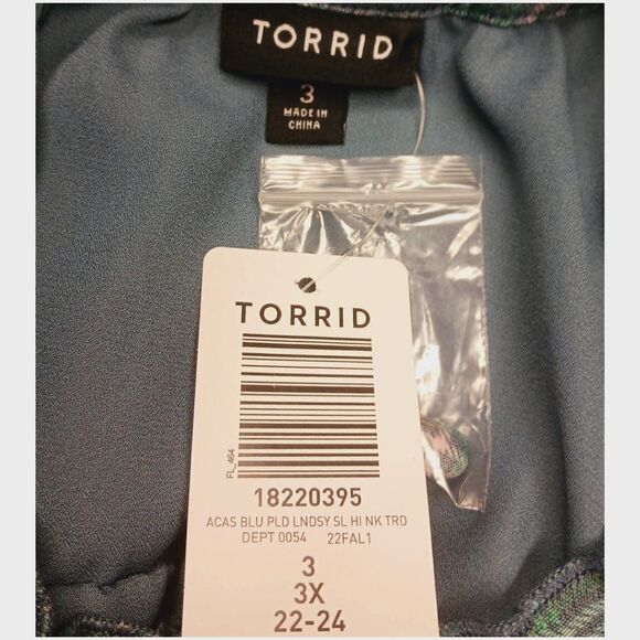  Torrid Plus Size Maxi Lindsay Plaid Hi-Lo Tiered Dress 3X 👗 - Picture 12 of 15